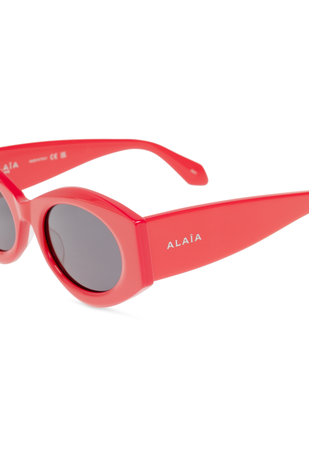 Alaïa Grey Sunglasses Women